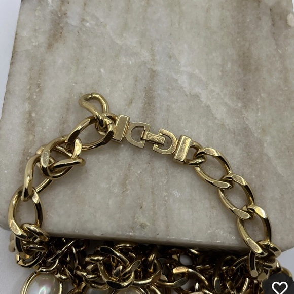 1 DAY sale ONLY Rare 42” Christian Dior 2sided Necklace Iridescent Pearls 137g - Picture 3 of 7